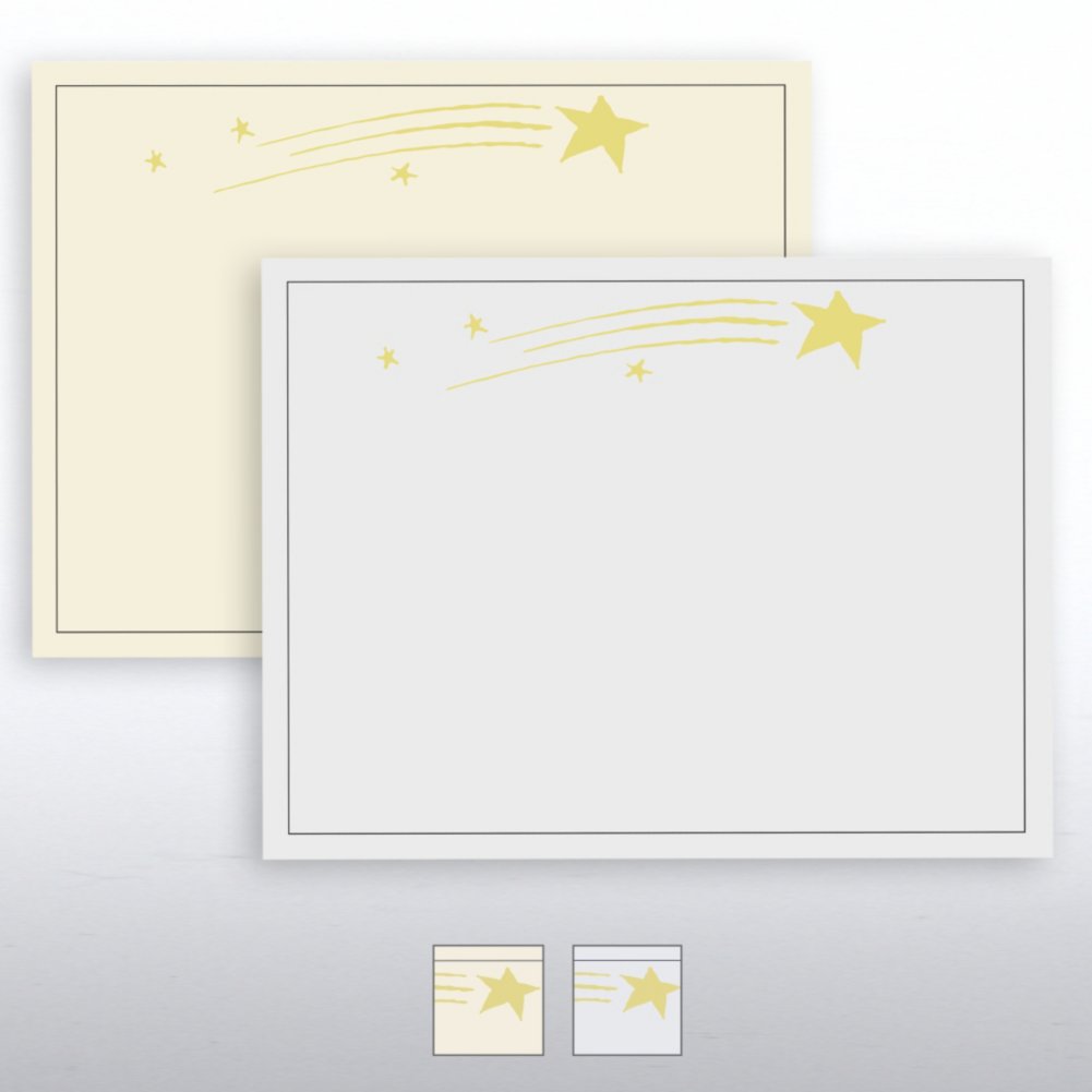 Blazing Star Foil Certificate Paper