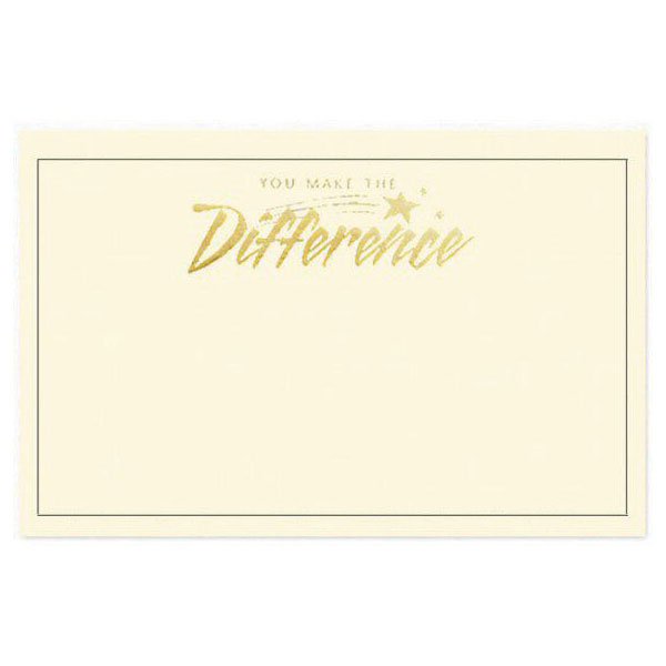 Foil Certificate Paper - Half-Size - YMTD - Cream