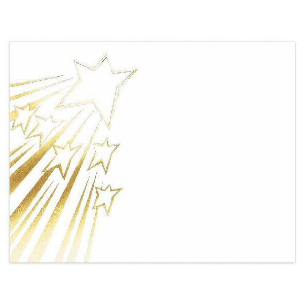 Certificate Paper Bundle - Shooting Stars PAPER