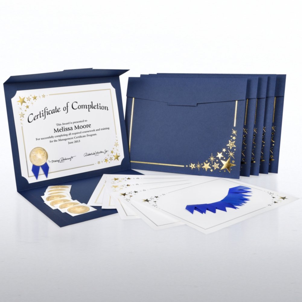 Certificate Paper Bundle - Corner Stars Bundle