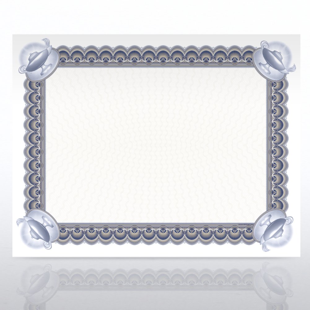 Certificate Paper - Pride - Blue/Gold - Lamp