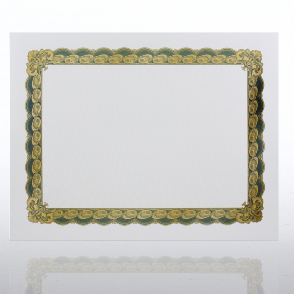 Certificate Paper - Imperial - Blue/Gold