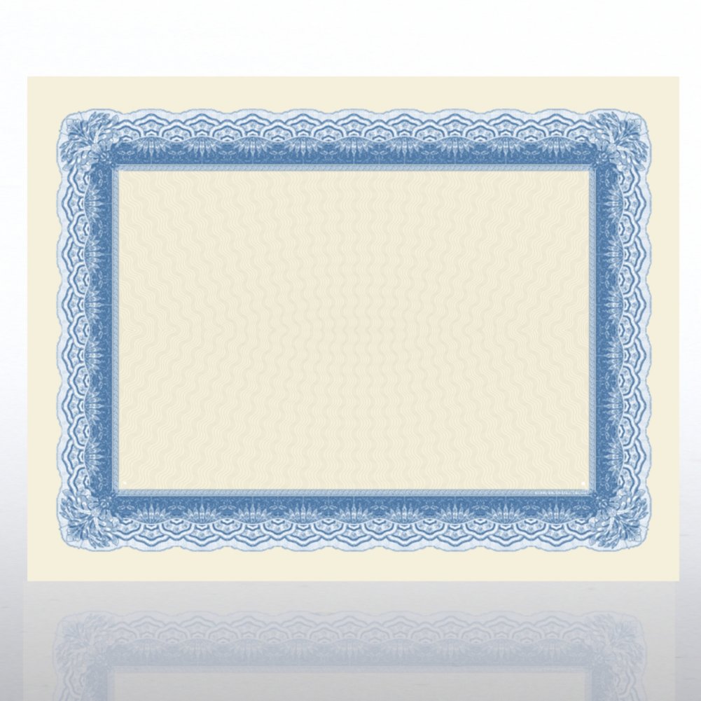Certificate Paper - Ivy - Royal Blue Parchment