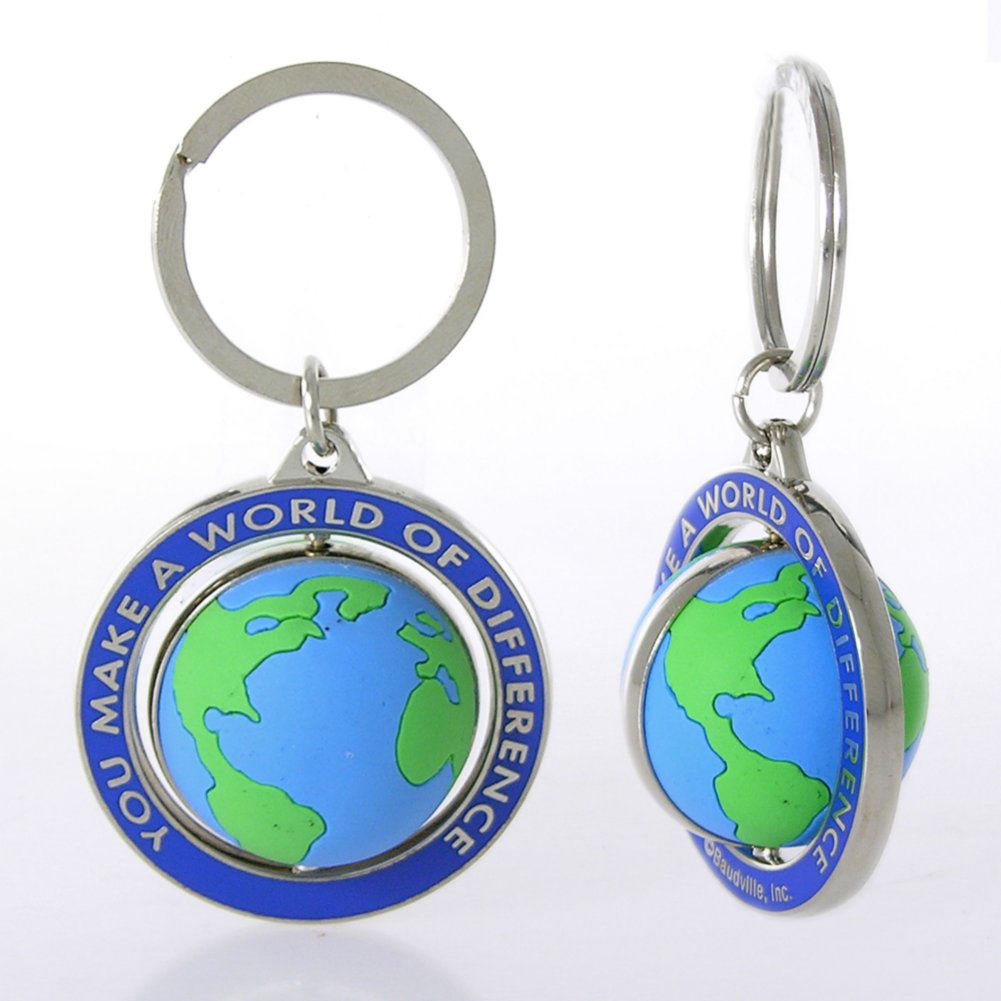 Spinner Key Chain - You Make a World of Difference