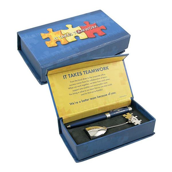 Memo Clip and Pen Gift Set - It Takes Teamwork