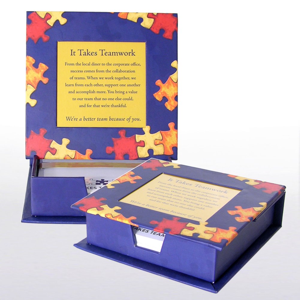 Notepaper Frame - It Takes Teamwork