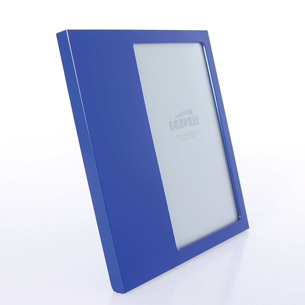 Engravable Photo Frame - Blue SIDE