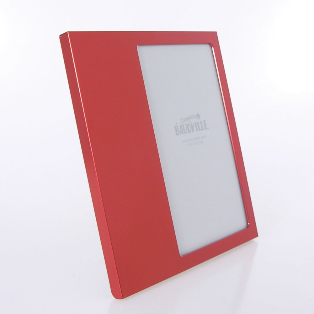 Engravable Photo Frame - Red SIDE