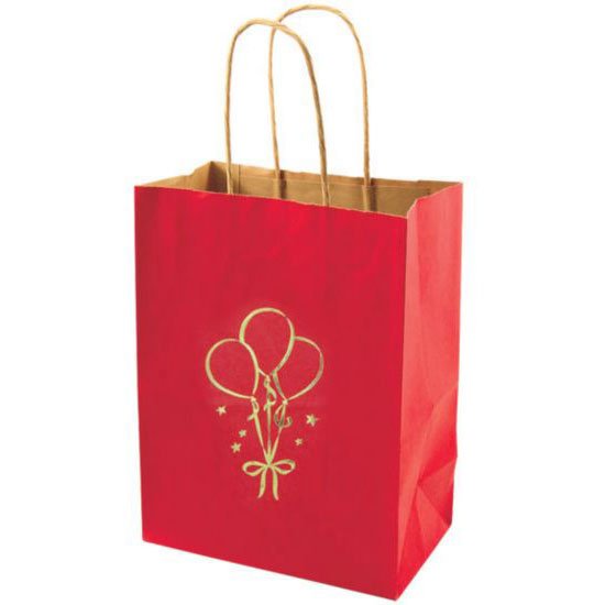 Kraft Paper Gift Bag - Balloons