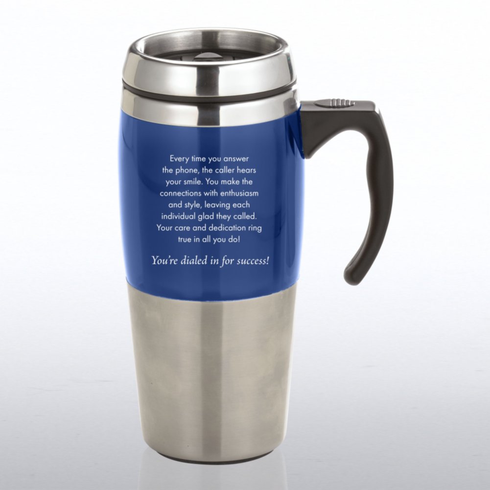 Stainless Steel Travel Mug - Beyond the Call BACK