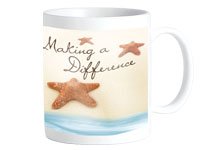 Ceramic Coffee Mug - Starfish: Making a Difference