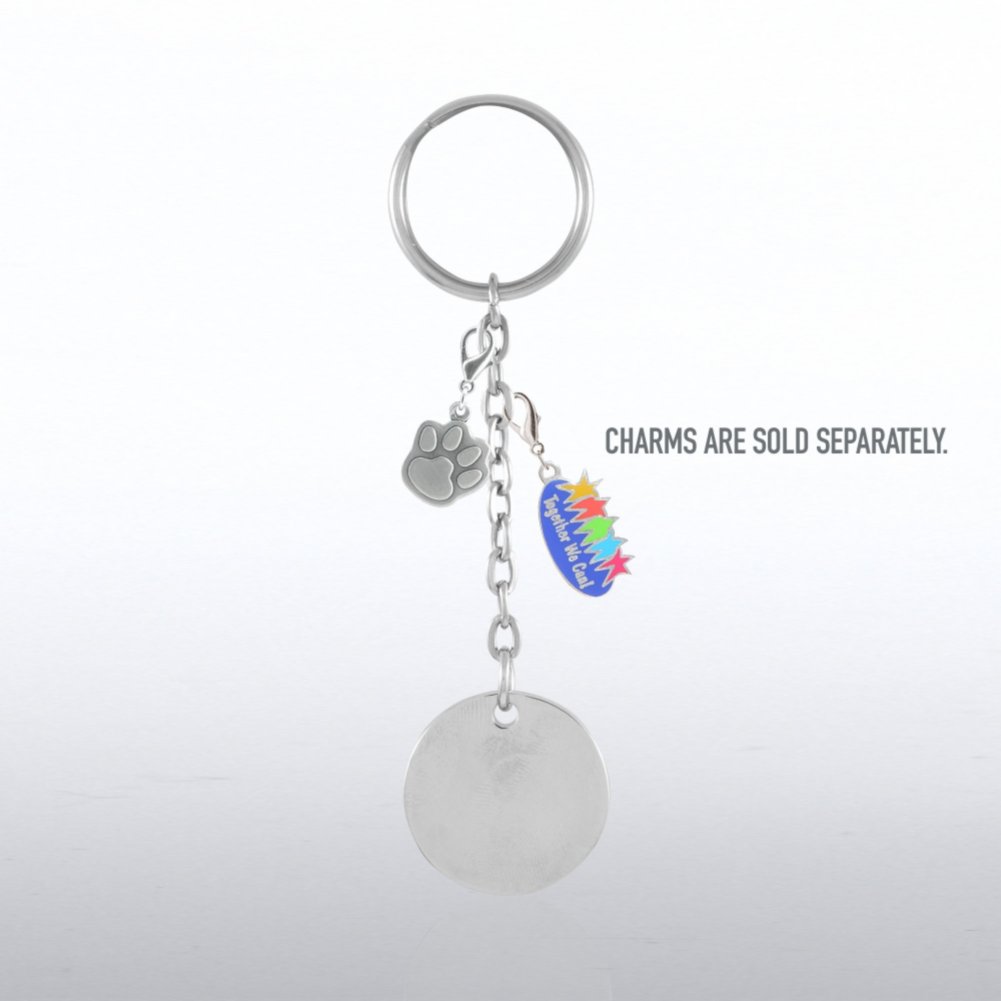 Charm Key Chain - Engravable