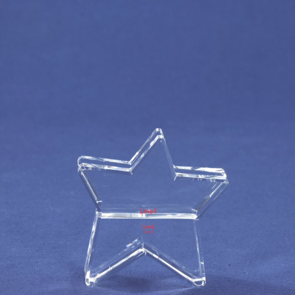 Opulence Card Display - Glass Star