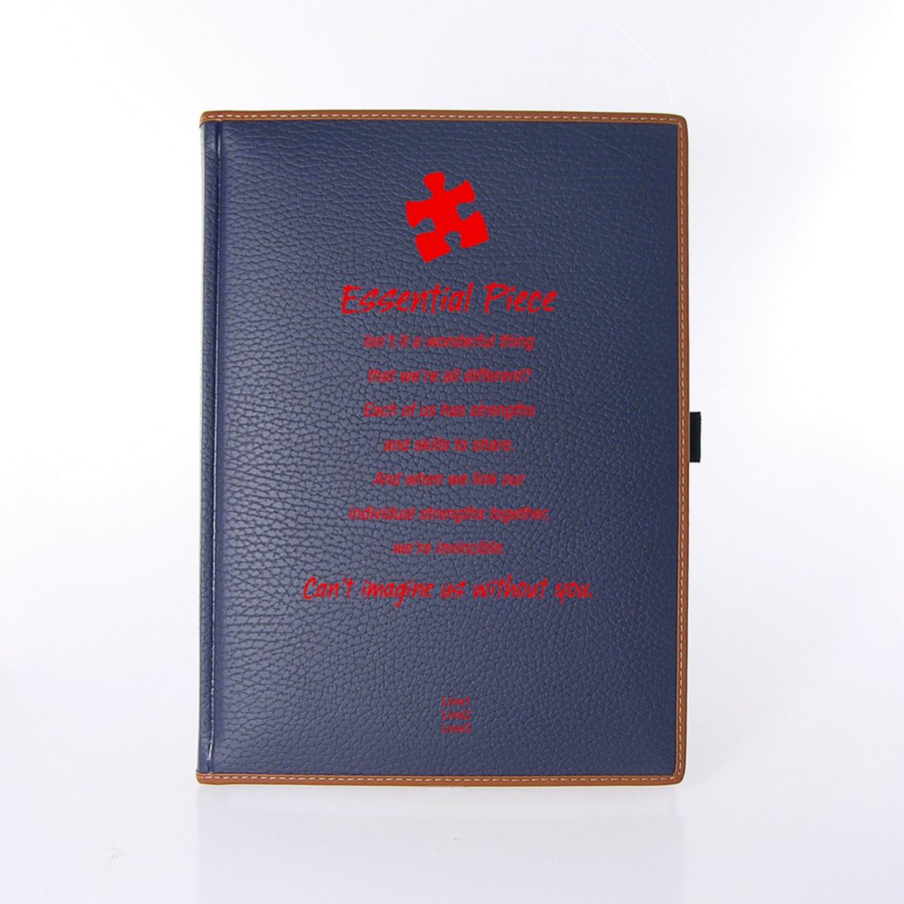 Italian Leatherette Journal - Textured Khaki