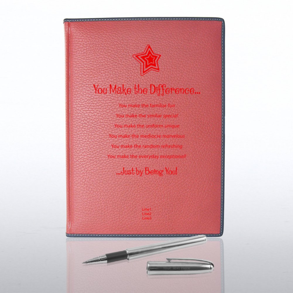Journal & Pen Gift Set - Red