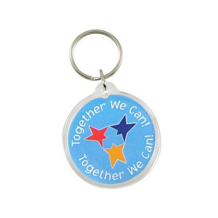 On-the-Spot Recognition Key Chains - Together We Can