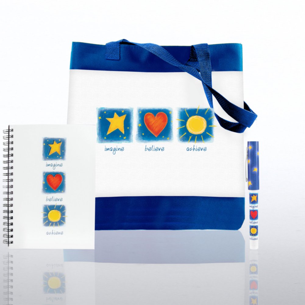 Character Variety Tote - Imagine Believe Achieve