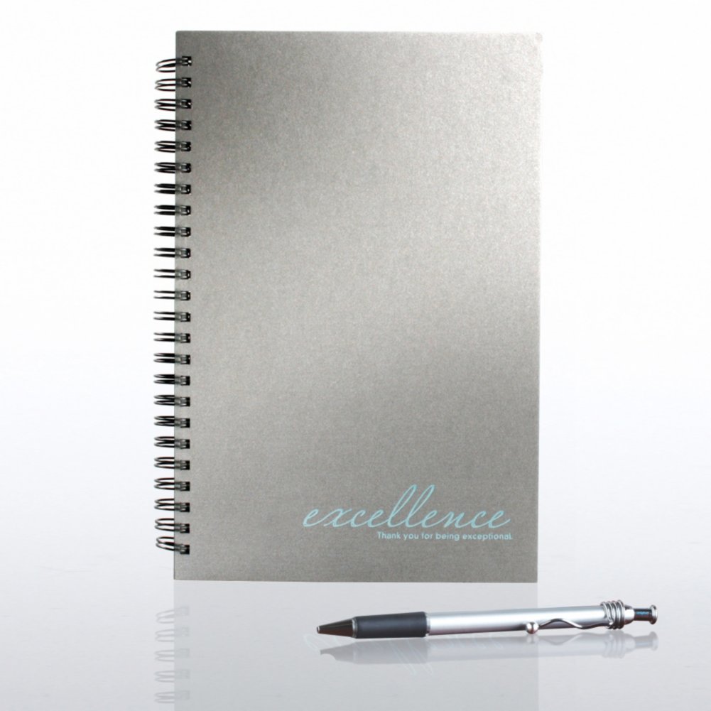 Foil-Stamped Journal & Pen Gift Set - Excellence