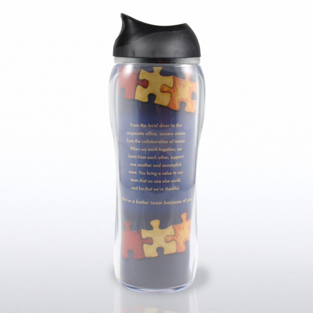 Travel Mug - It Takes Teamwork BACK