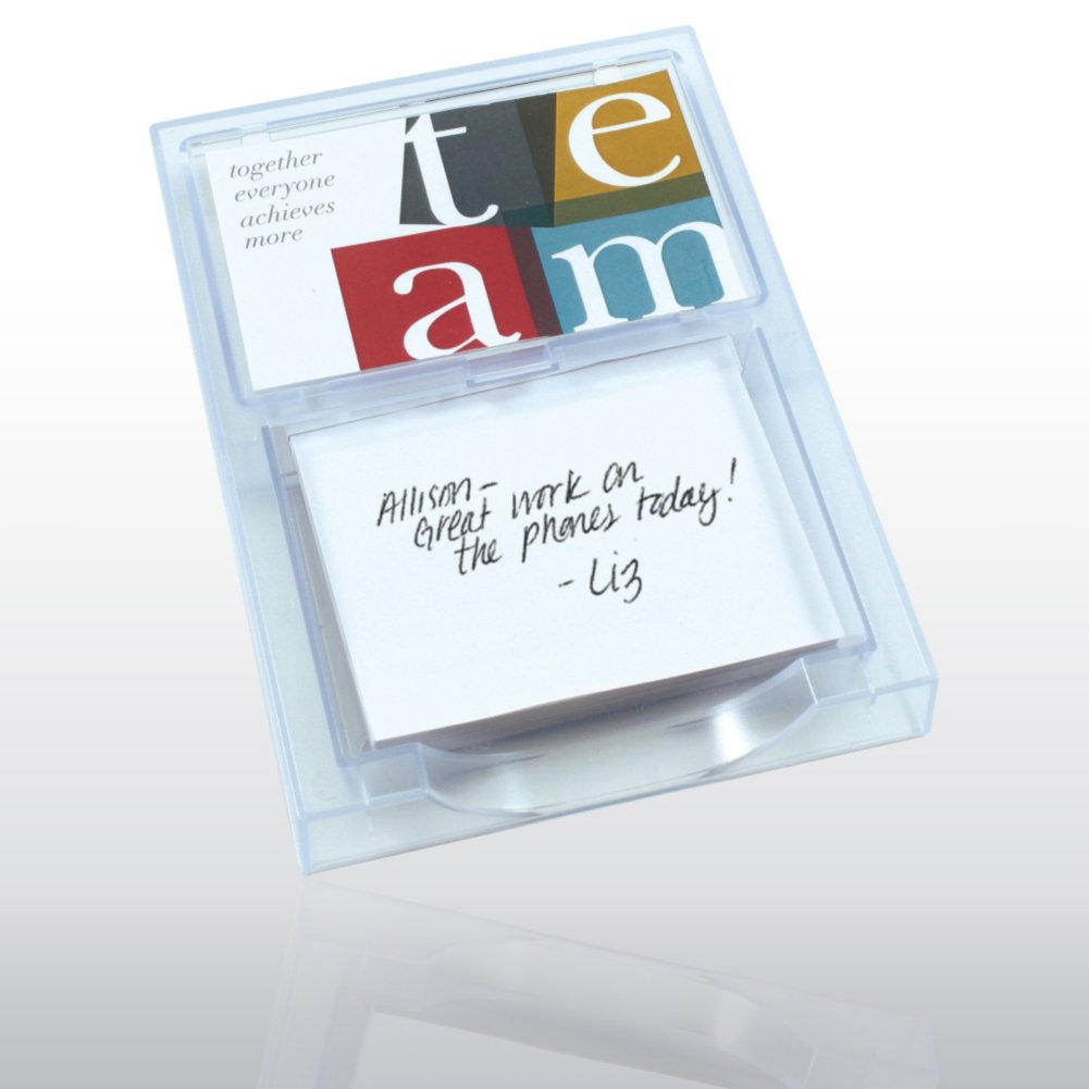 Note Holder w/ Flip Top Photo Frame - TEAM
