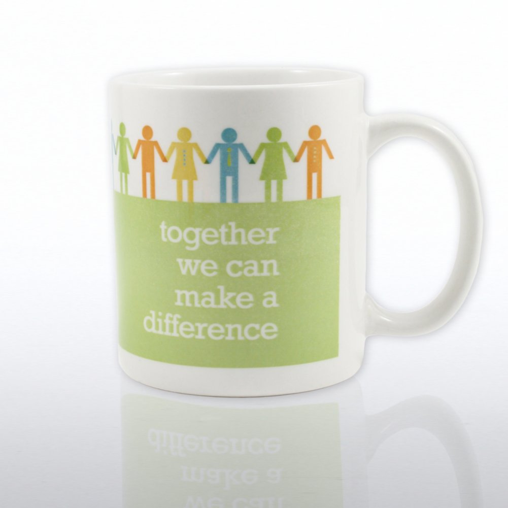 Ceramic Coffee Mug - Together We Can Make a Difference