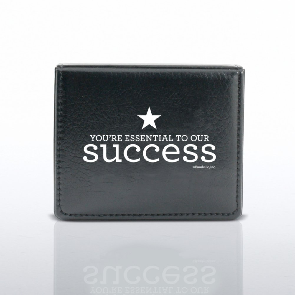 Flip Top Note Holder & Pen - You're Essential to Our Success CLOSED
