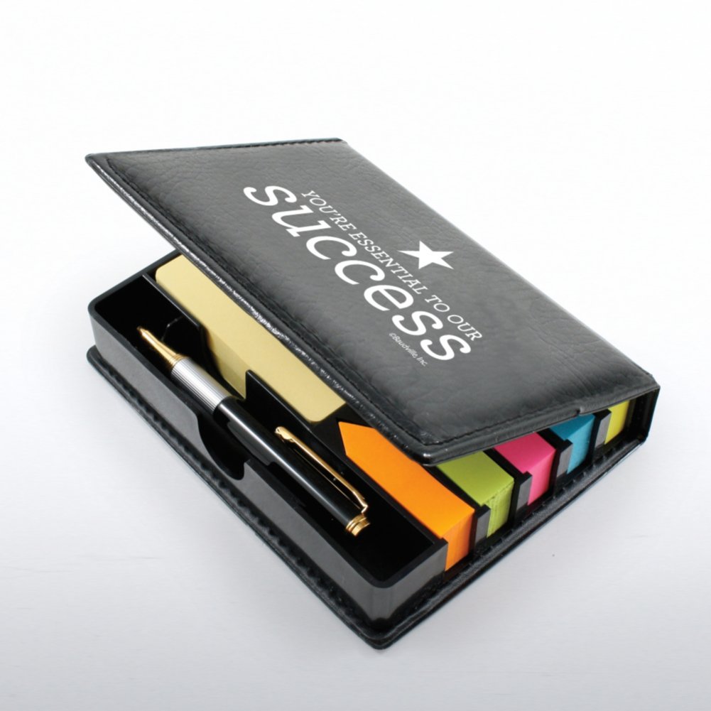 Flip Top Note Holder & Pen - You're Essential to Our Success