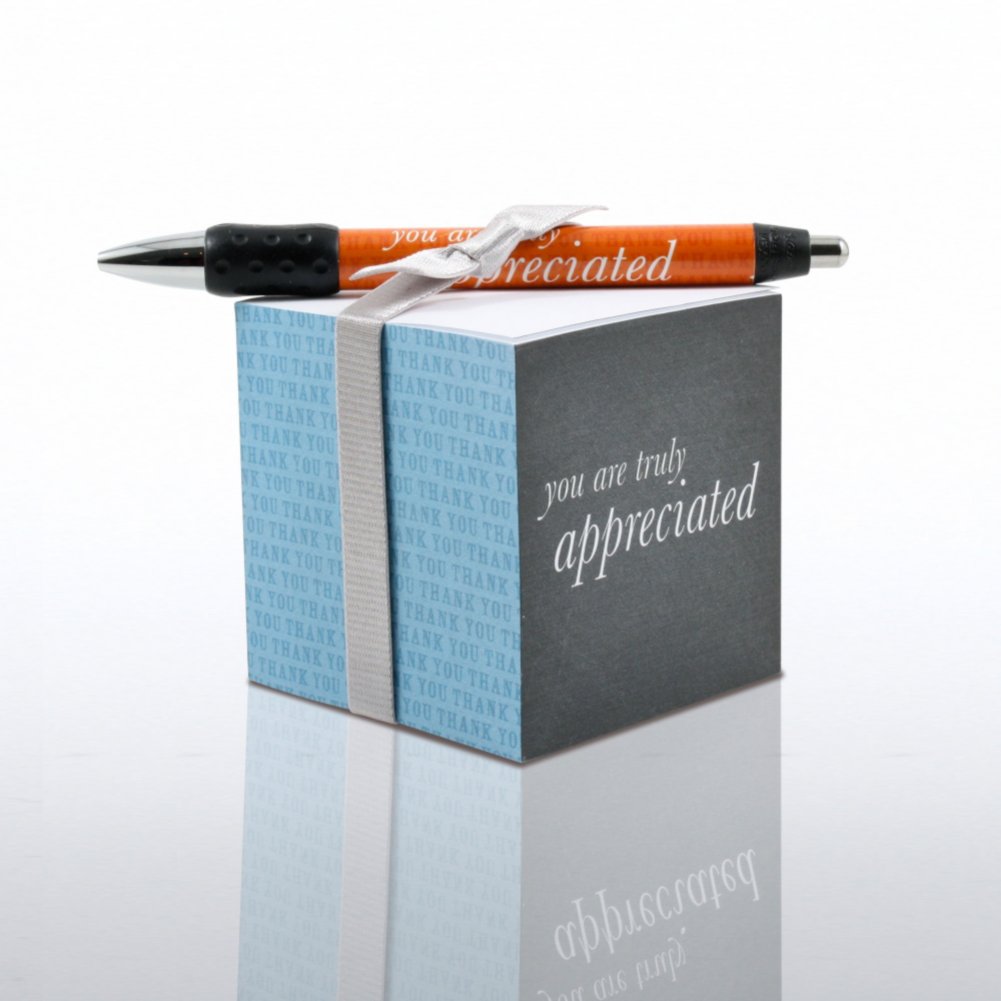 Office Gift Set - You are Truly Appreciated NOTECUBE