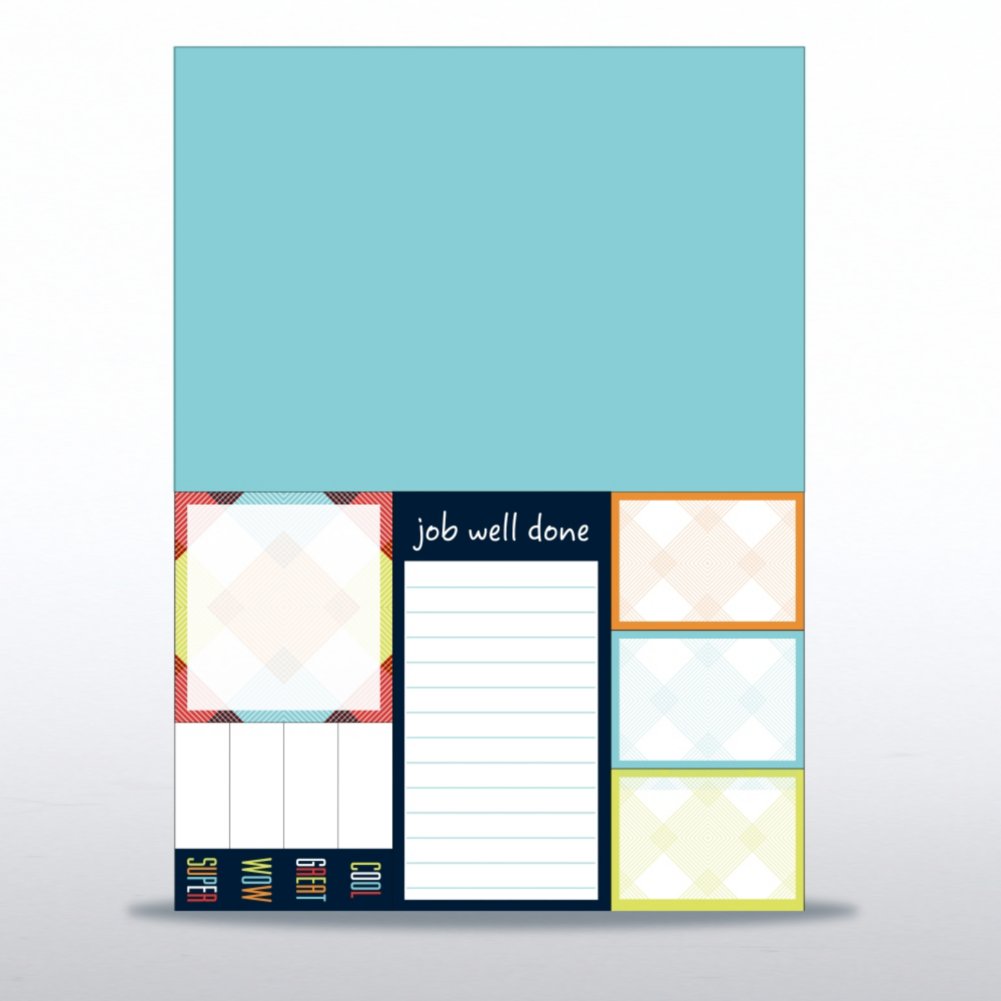 Sticky Note Booklet - Office Cheer OPEN