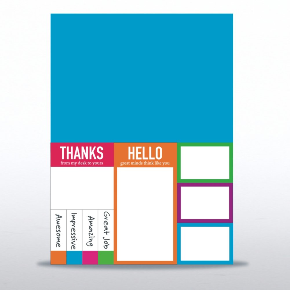 Sticky Note Booklet - Hello My Name Is... OPEN