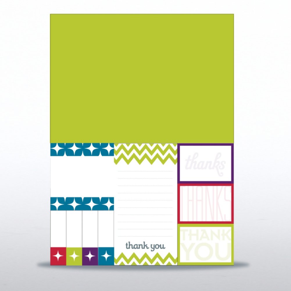 Sticky Note Booklet - Thank You Theme OPEN