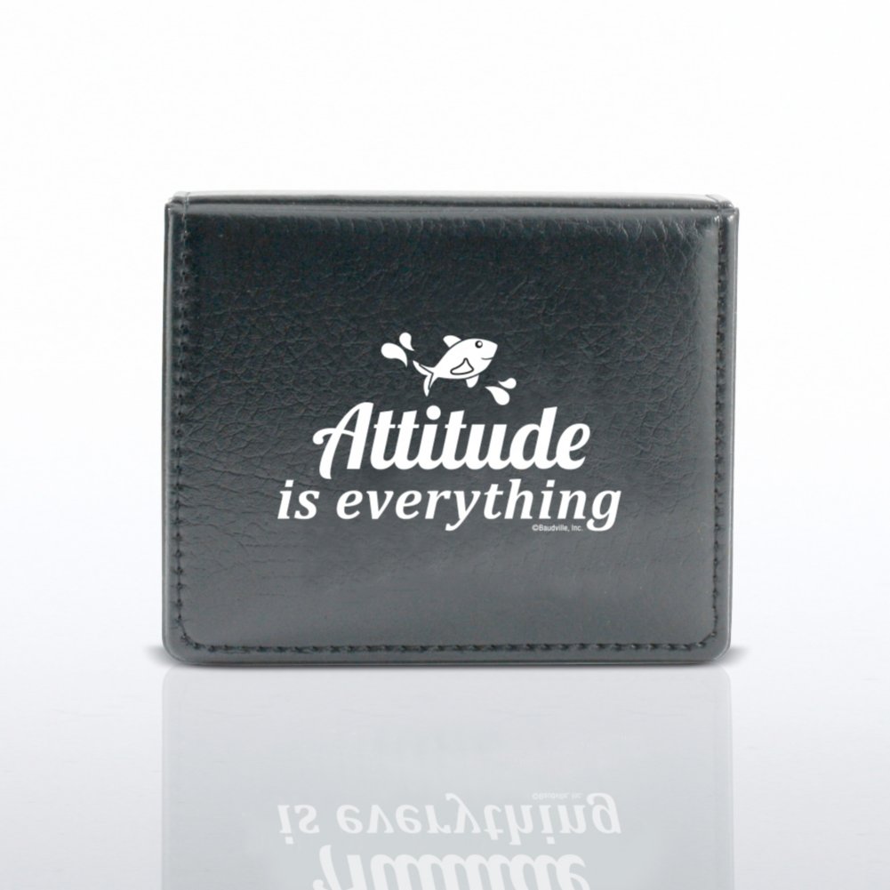 Flip Top Sticky Note Holder w/ Pen & Calendar - Fish: AIE CLOSED