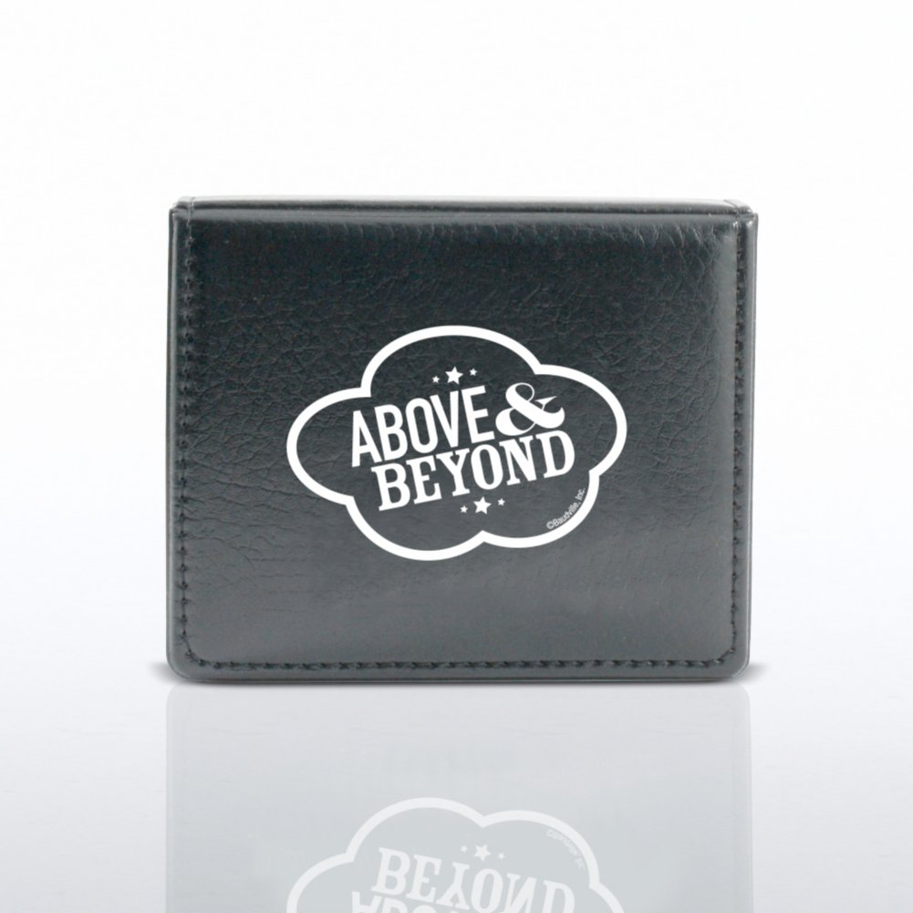 Flip Top Sticky Note Holder w/ Pen & Calend - Above & Beyond CLOSED