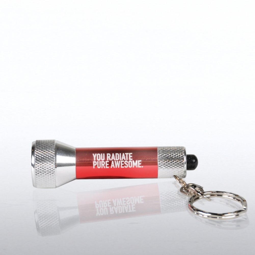 LED Flashlight Key Chain - Exclamations