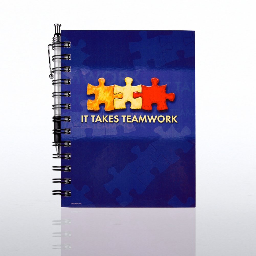 Journal & Pen Gift Set - It Takes Teamwork