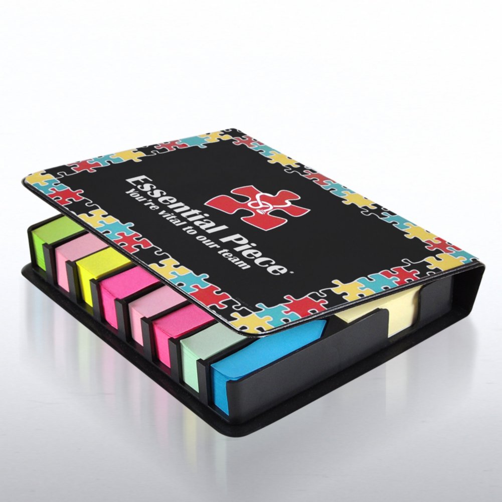 Flip Top Sticky Note Holder - Essential Piece Healthcare