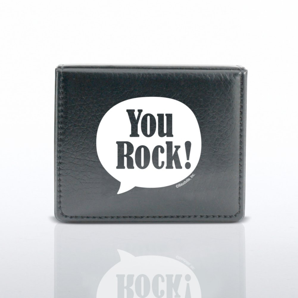 Flip Top Sticky Note Holder w/ Pen & Cal - Positive Praise CLOSED