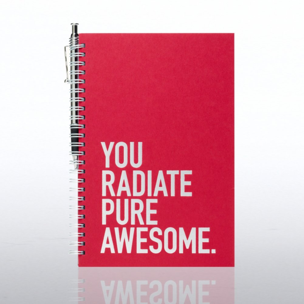 Foil-Stamped Journal & Pen Gift Set - Exclamations