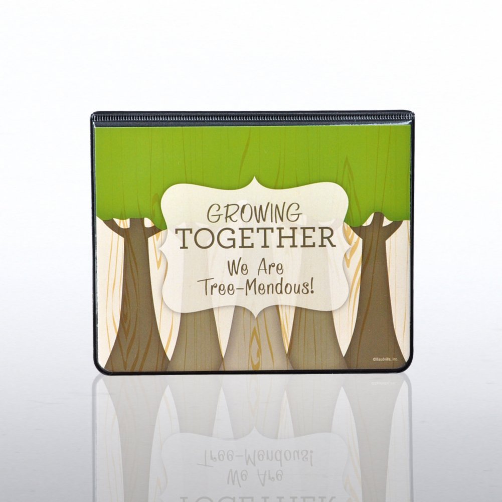 Flip Top Sticky Note Holder w/ Calendar - Growing Together CLOSED