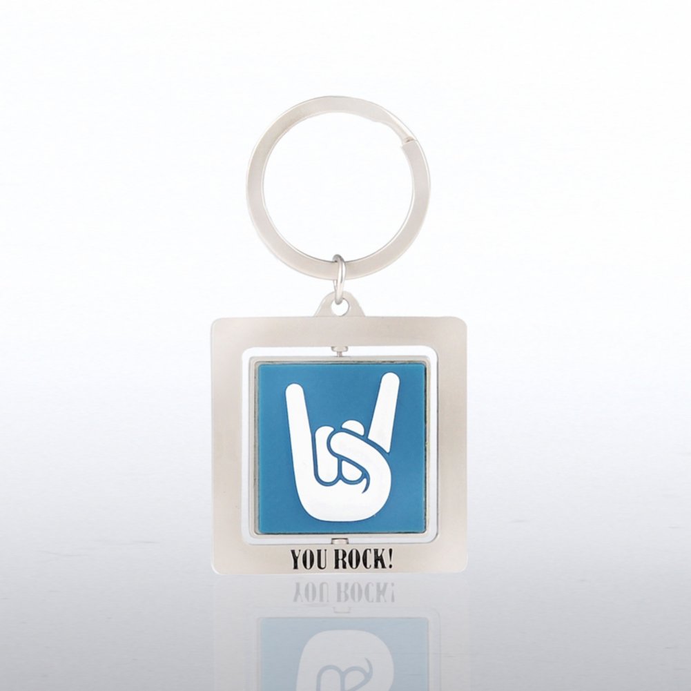 Spinner Key Chain - Positive Praise - You Rock!