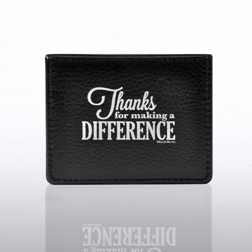 Flip Top Note Holder w/ Calendar - Thanks for Making a Diff CLOSED