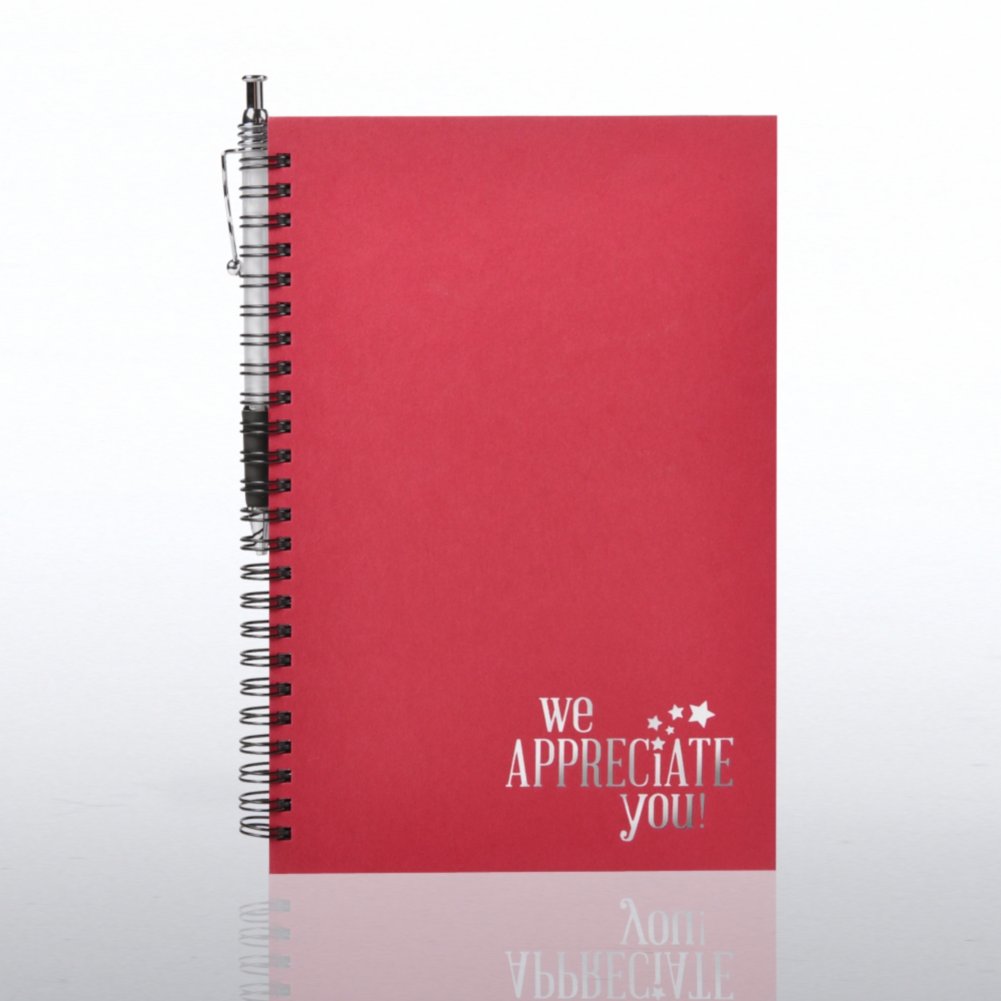 Foil-Stamped Journal & Pen Gift Set - We Appreciate You Star