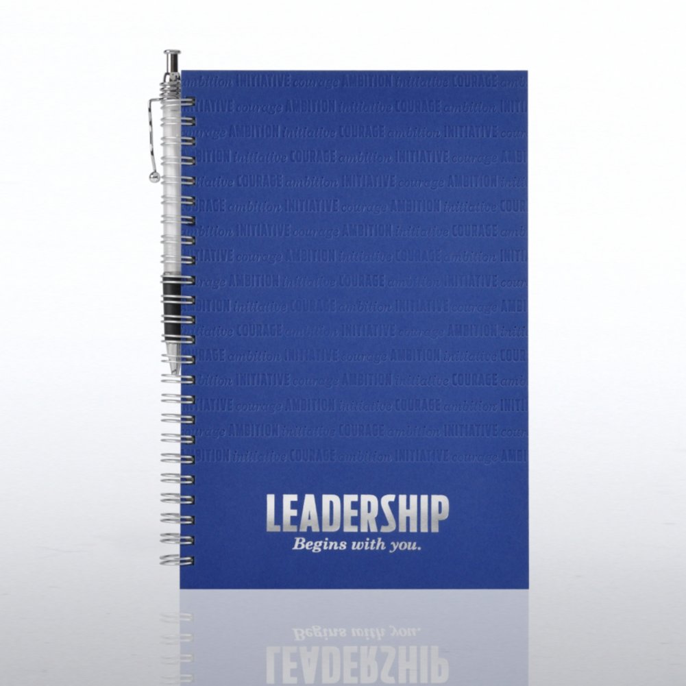 Foil-Stamped Journal & Pen Gift Set - Leadership
