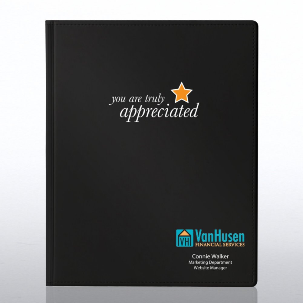 Custom Executive Notepad Holder CARD10