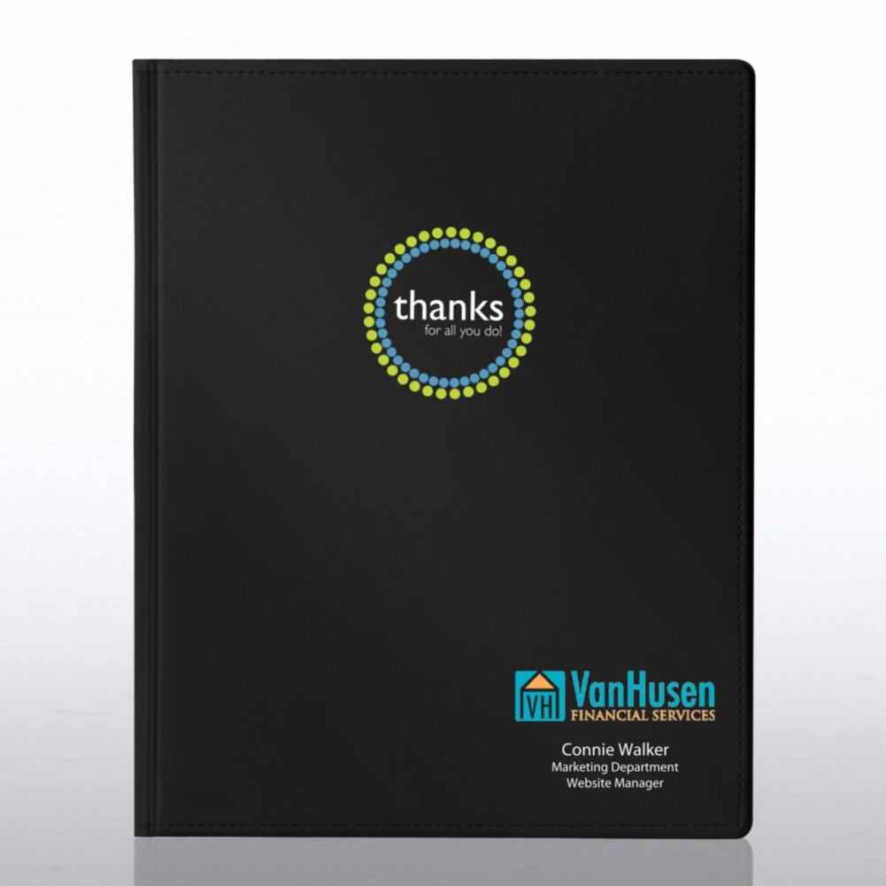 Custom Executive Notepad Holder CARD8