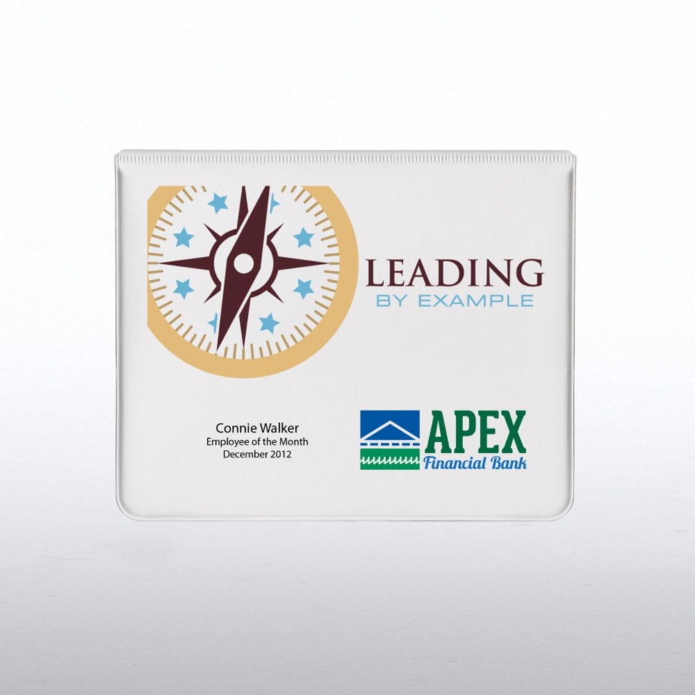 Custom Executive Sticky Note Holder w/ Calendar CARD6