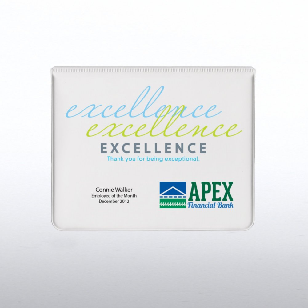 Custom Executive Sticky Note Holder w/ Calendar CARD7