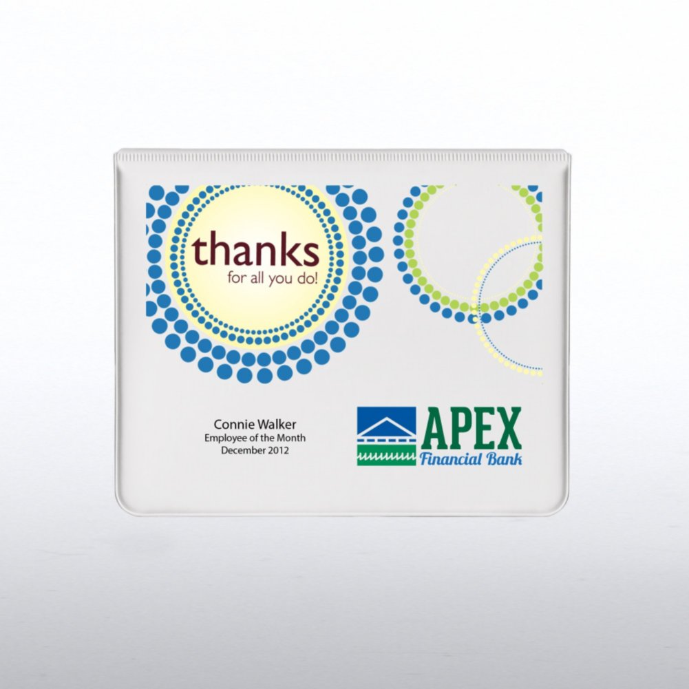 Custom Executive Sticky Note Holder w/ Calendar CARD8