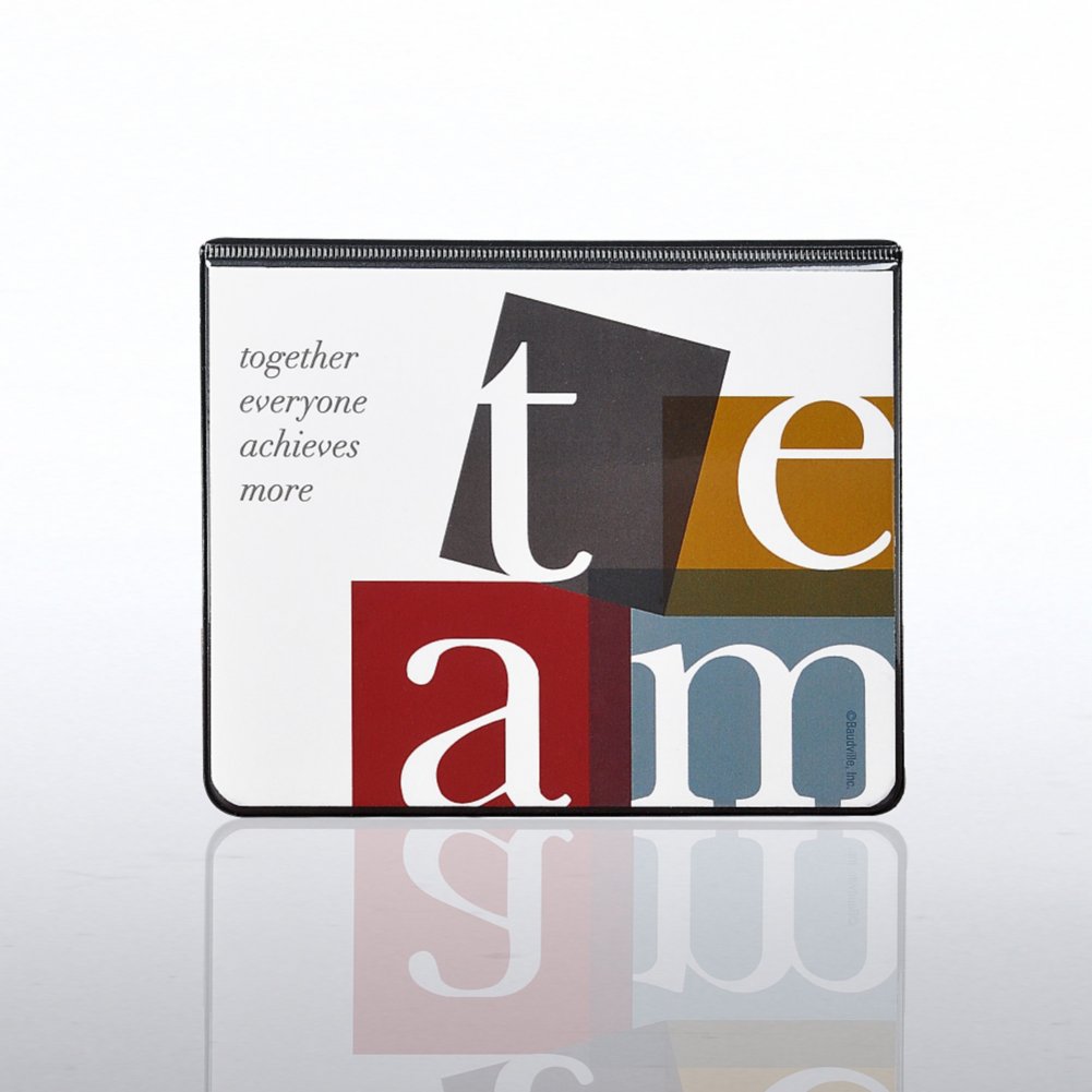 Flip Top Sticky Note Holder w/ Calendar - TEAM CLOSED
