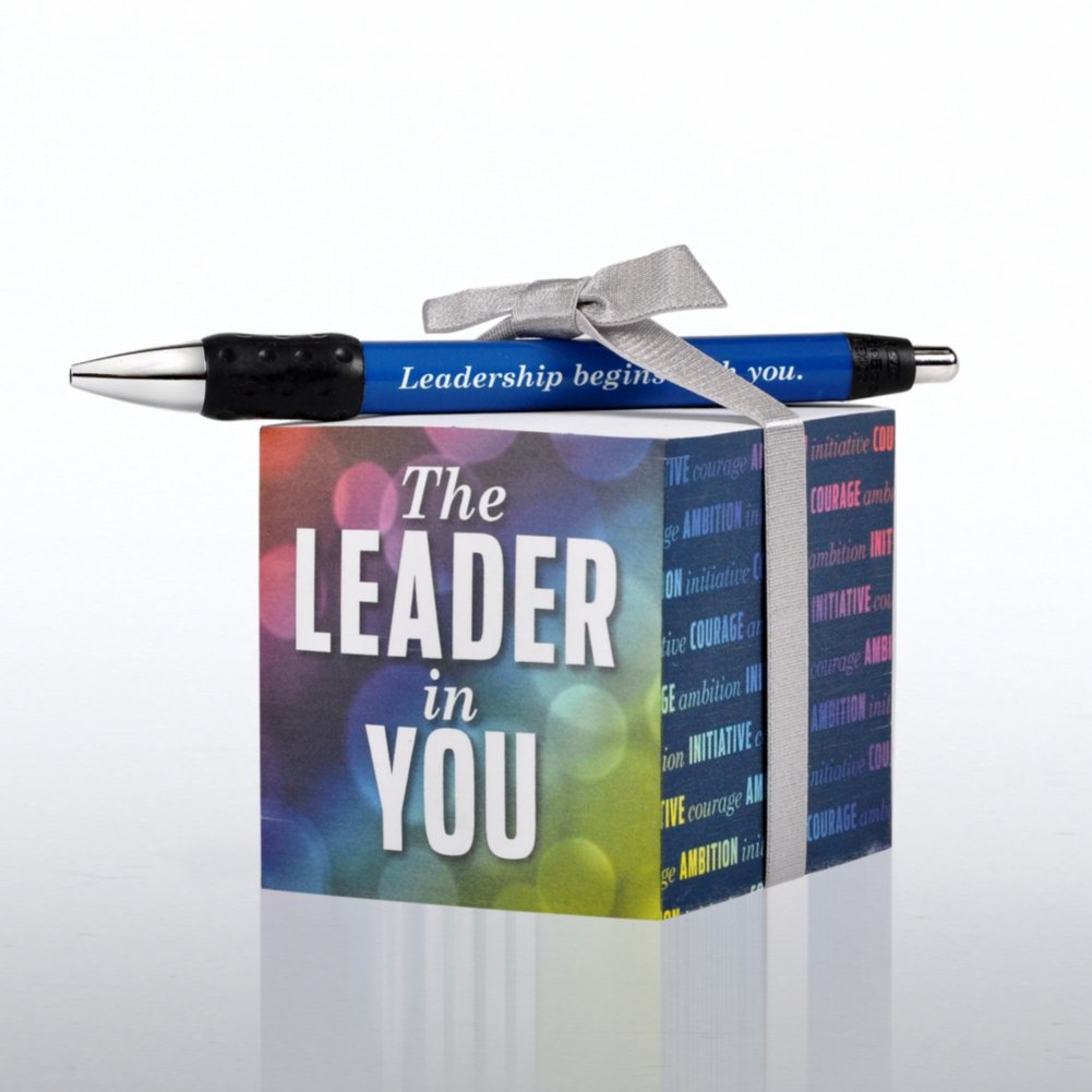 Note Cube & Pen Gift Set - Leader in You